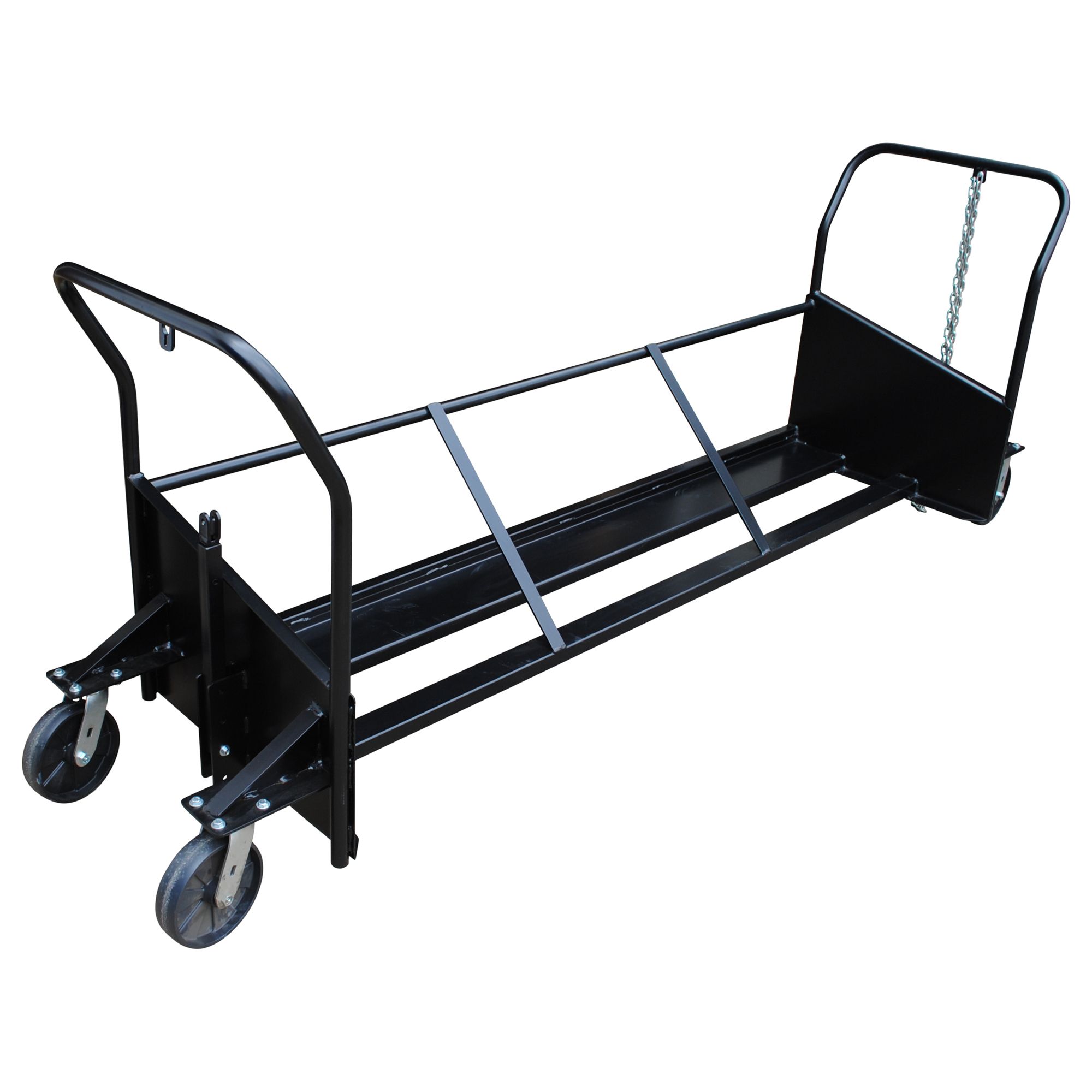 Vestil Steel Trash Can Cart Maximum Capacity (3) 95 Gallon Trash Cans